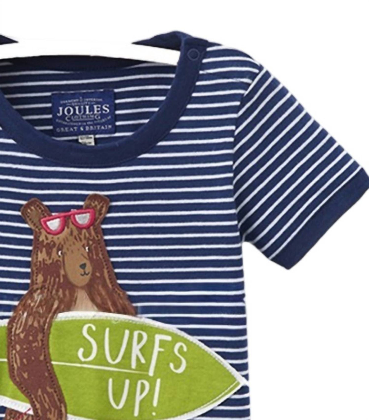 Joules - Kids Bear Applique Tee
