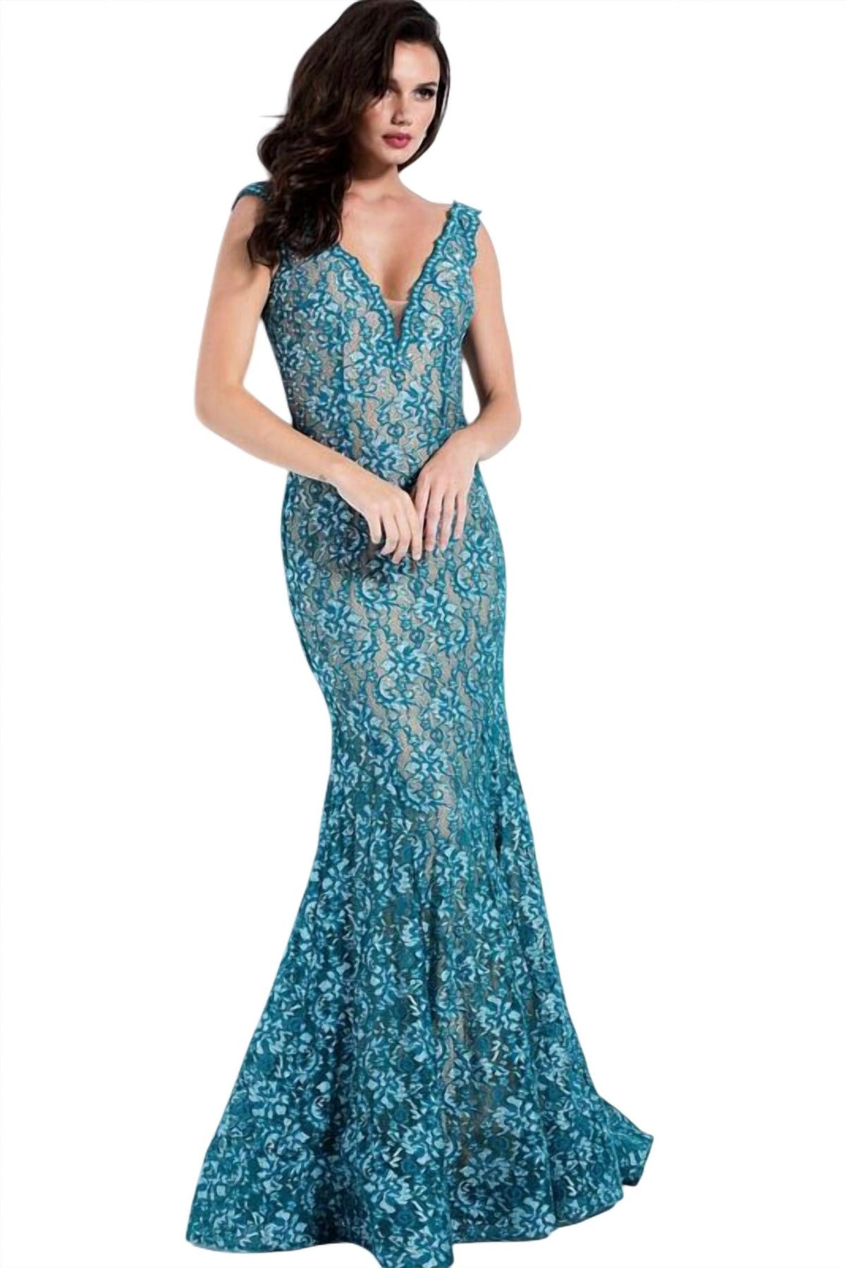 Jovani - Sleeveless Evening Gown