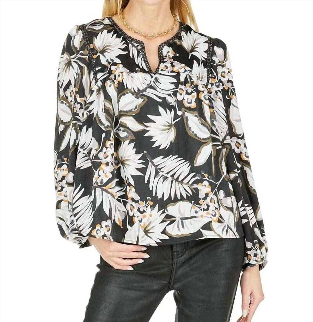 Joy Joy - Foliage Blouse