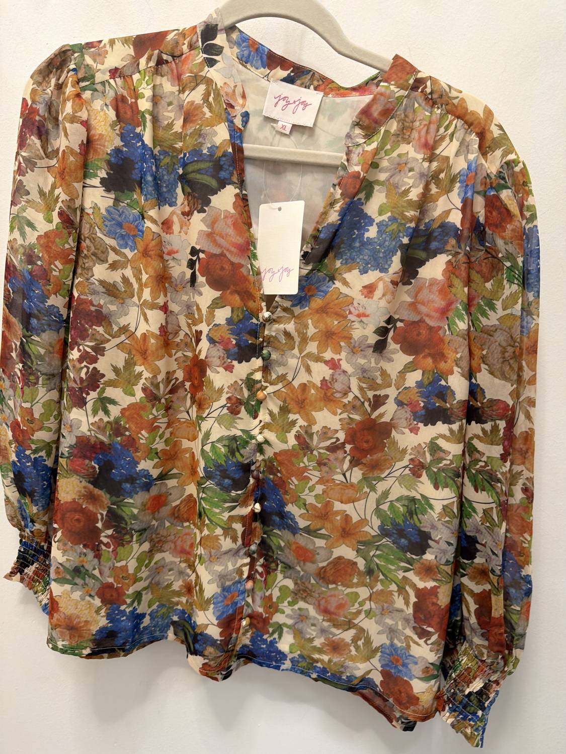 Joy Joy - Front Split Buttons Top