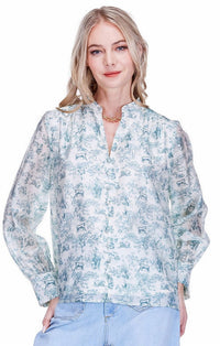 Joy Joy - Front Split Buttons Top