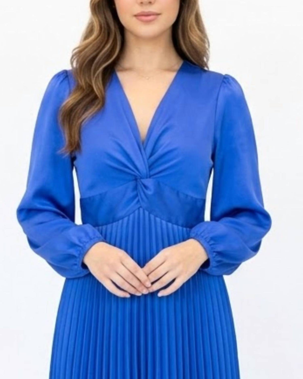 Joy Joy - Front Twisted Pleated Dress