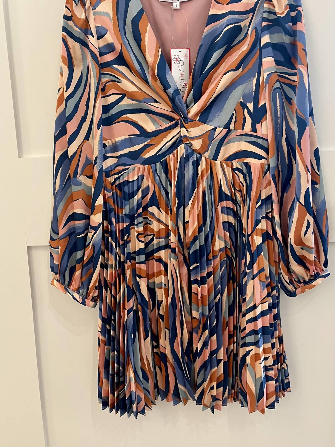 Joy Joy - joy joy dress navy boho - blue - casual - dress - clothing