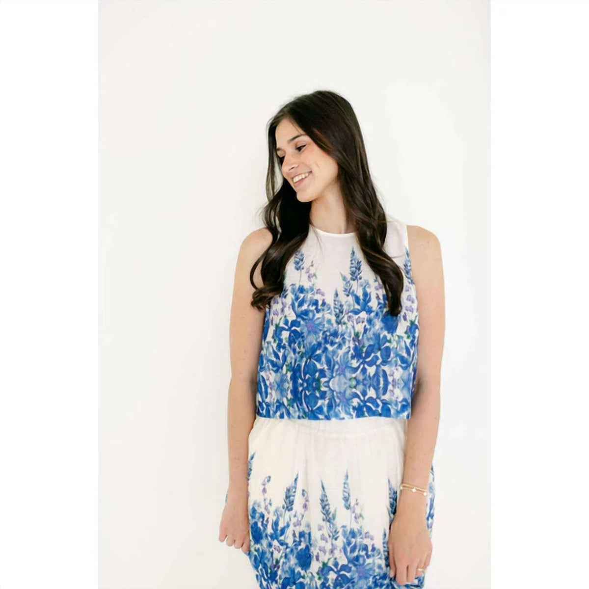 Joy Joy - Meadow Back Sip Sleeveless Top