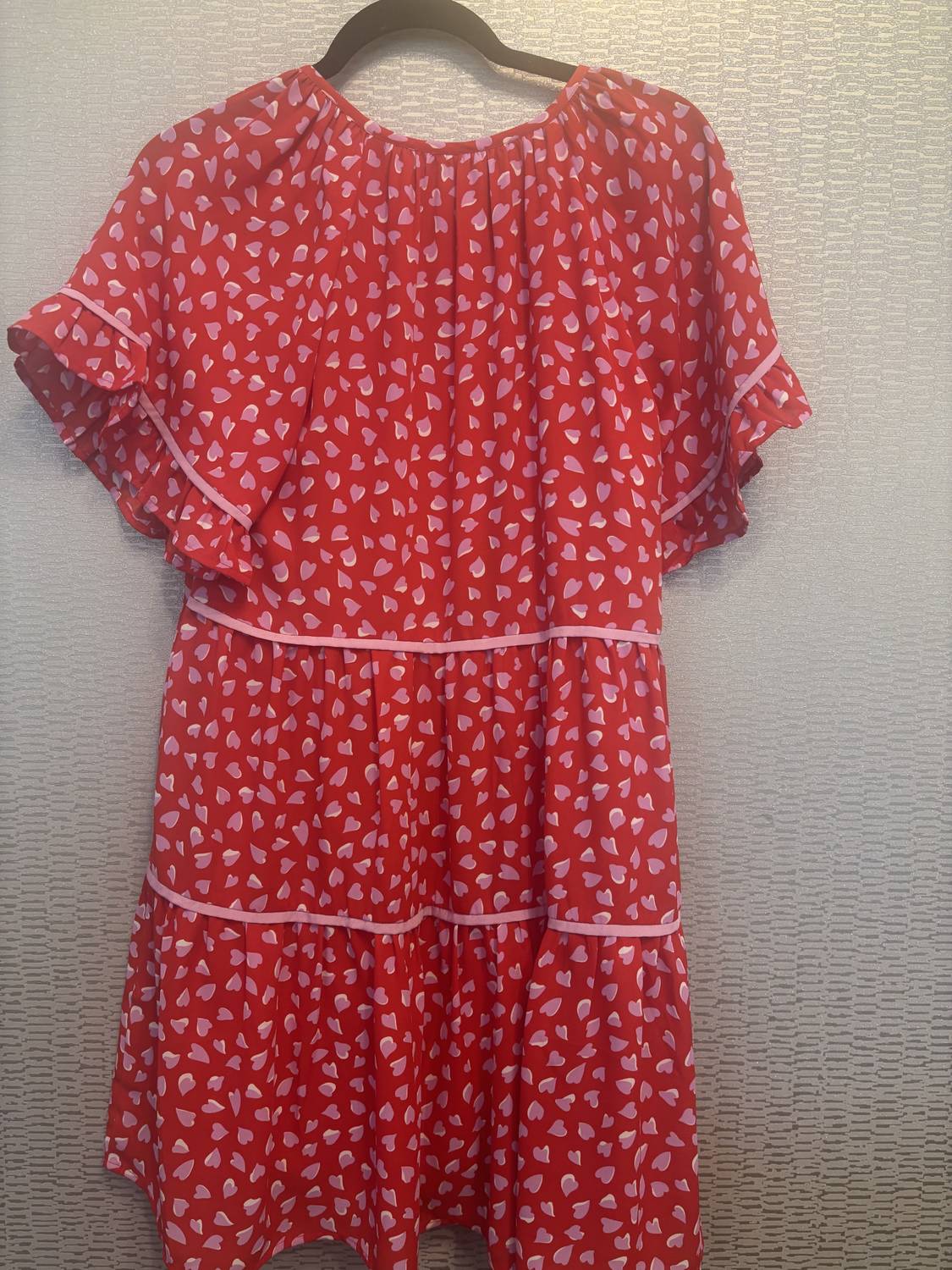 Joy Joy - Red heart dress - casual - dress - clothing - dresses