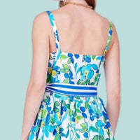 Joy Joy - The Bow Beauty Stripe Midi Dress