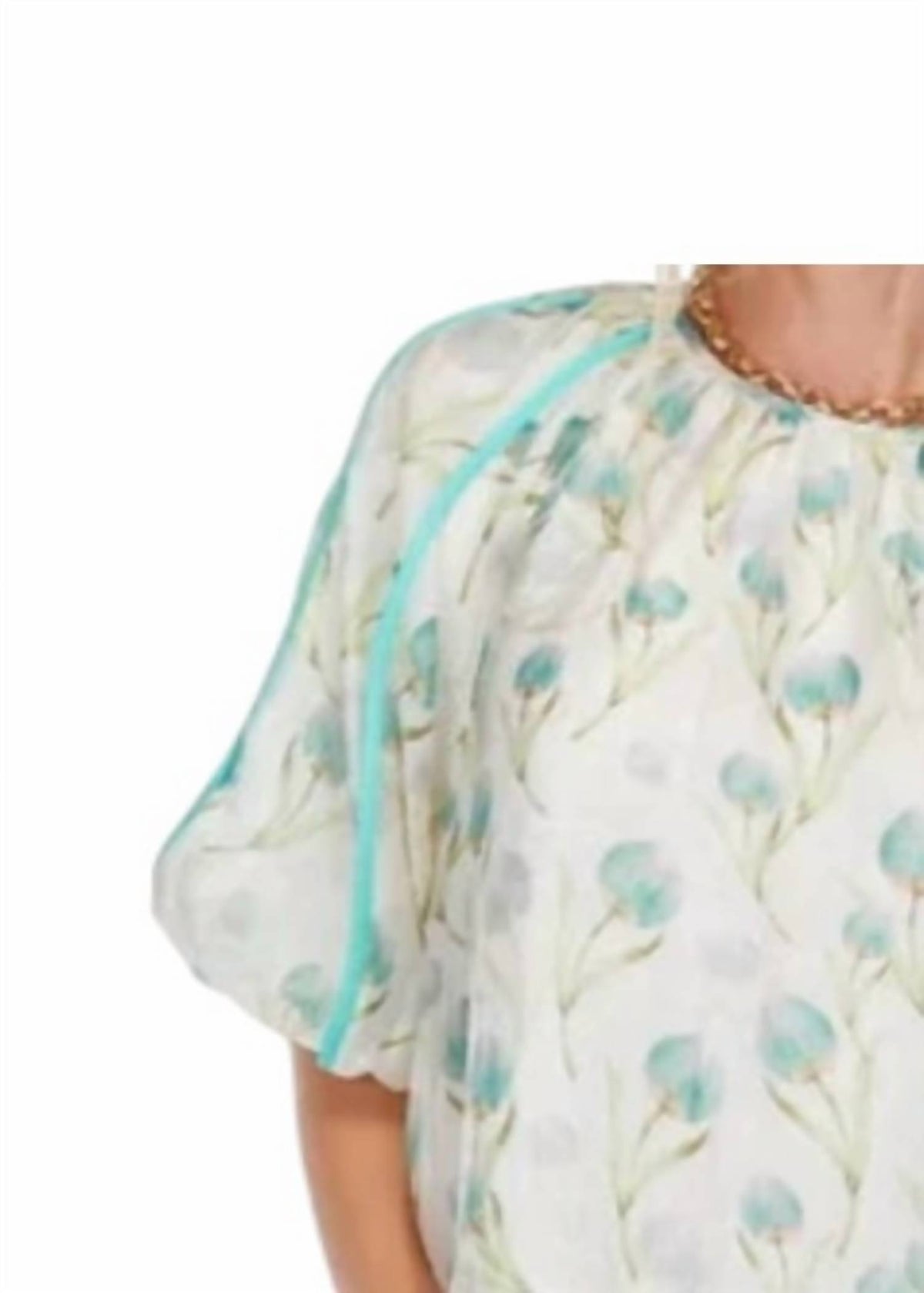 Joy Joy - Trim Sleeve Top