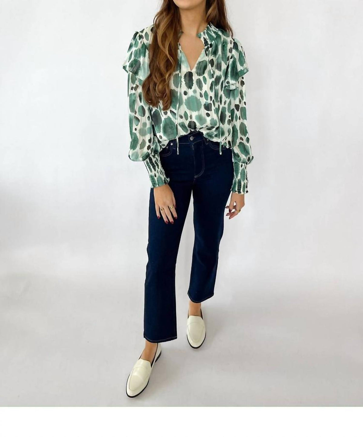 Joy Joy - V-neck Long Sleeve Top