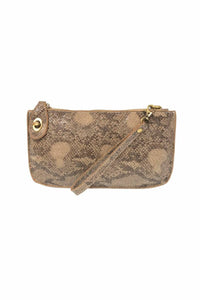 Joy Susan - Python Print Wristlet Clutch