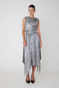 Js71 - Pira Metallic Sleeveless Top
