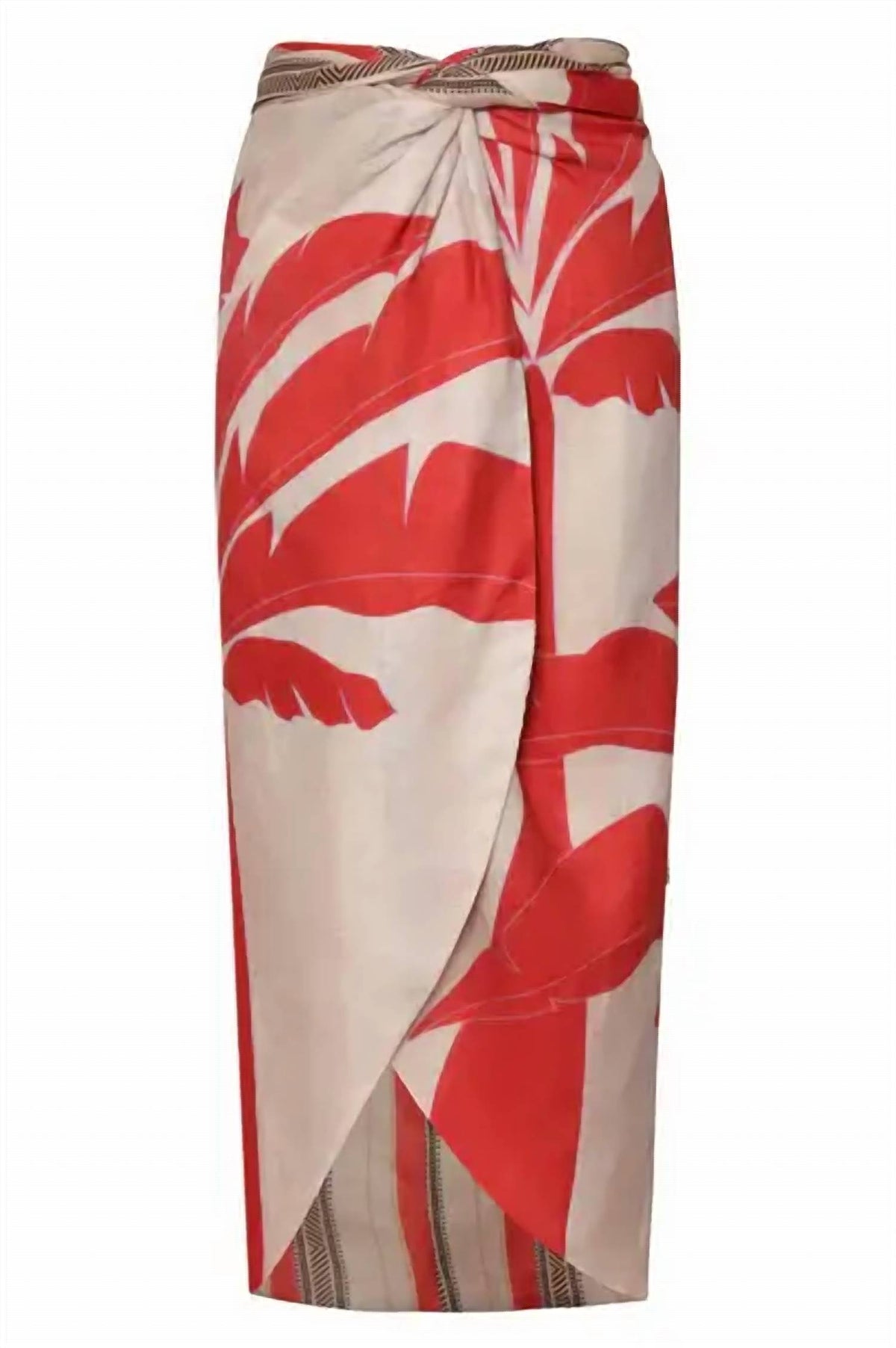 Juan De Dios - CAPURGANA LINEN WRAP SKIRT