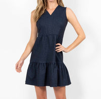 Jude Connally - Annabelle Mini Dress - blue - clothing - dresses