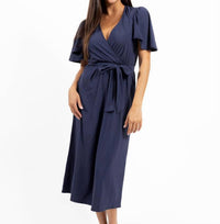 Jude Connally - Camille Midi Dress - blue - clothing - dresses