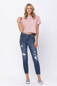 Judy Blue - Vintage Cut Off Relaxed Fit Jeans