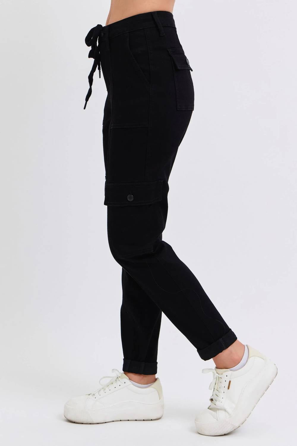 Judy Blue - Cargo Cuffed Jogger Pants