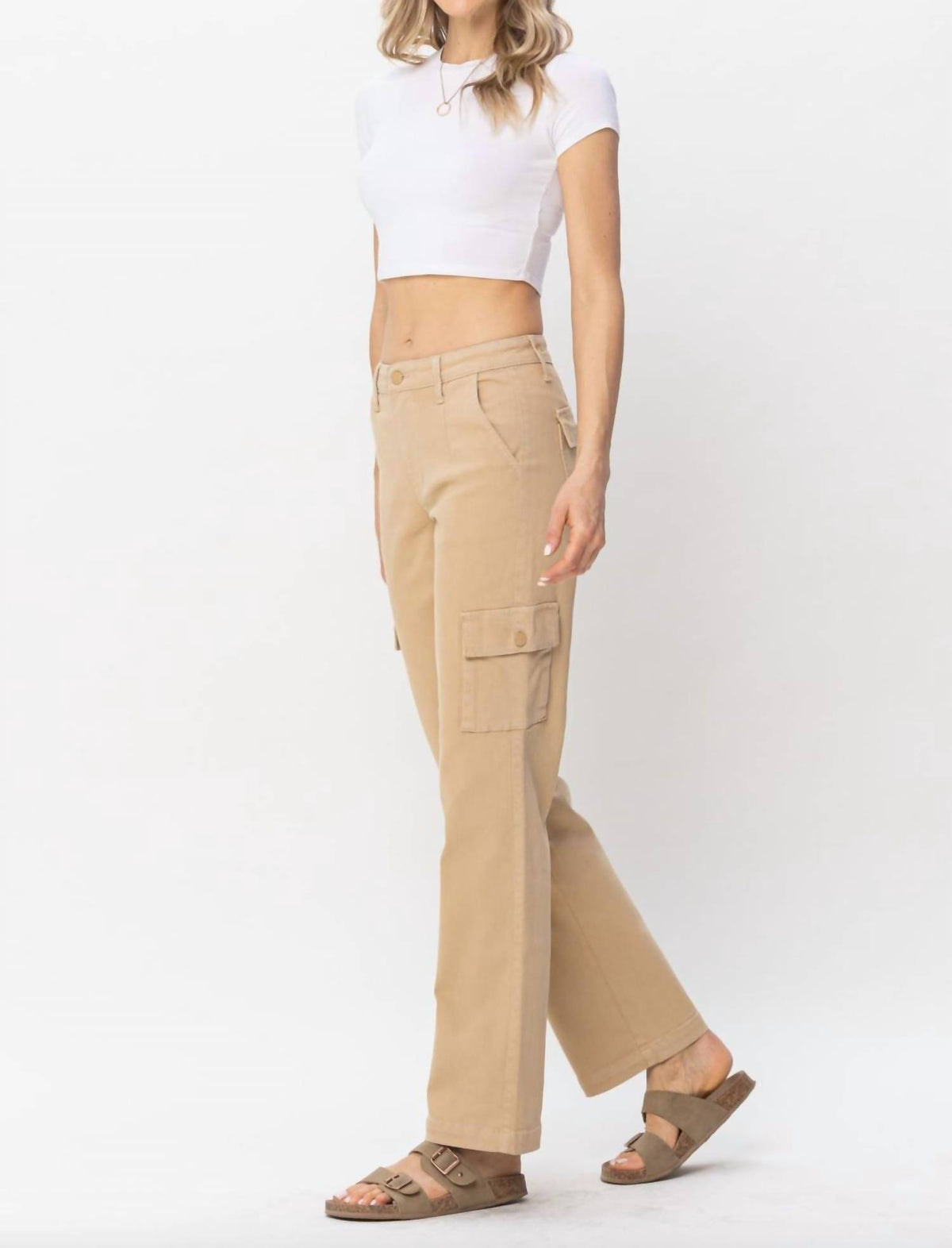 Judy Blue - Cargo Straight Leg Pants