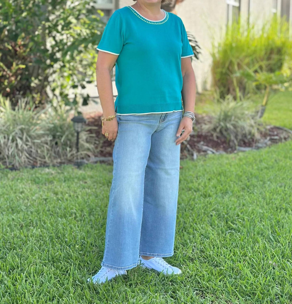Judy Blue - Claudia Ankle Wide Jeans