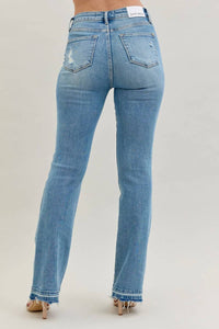 Judy Blue - Destroy And Released Hem Bootcut Jeans