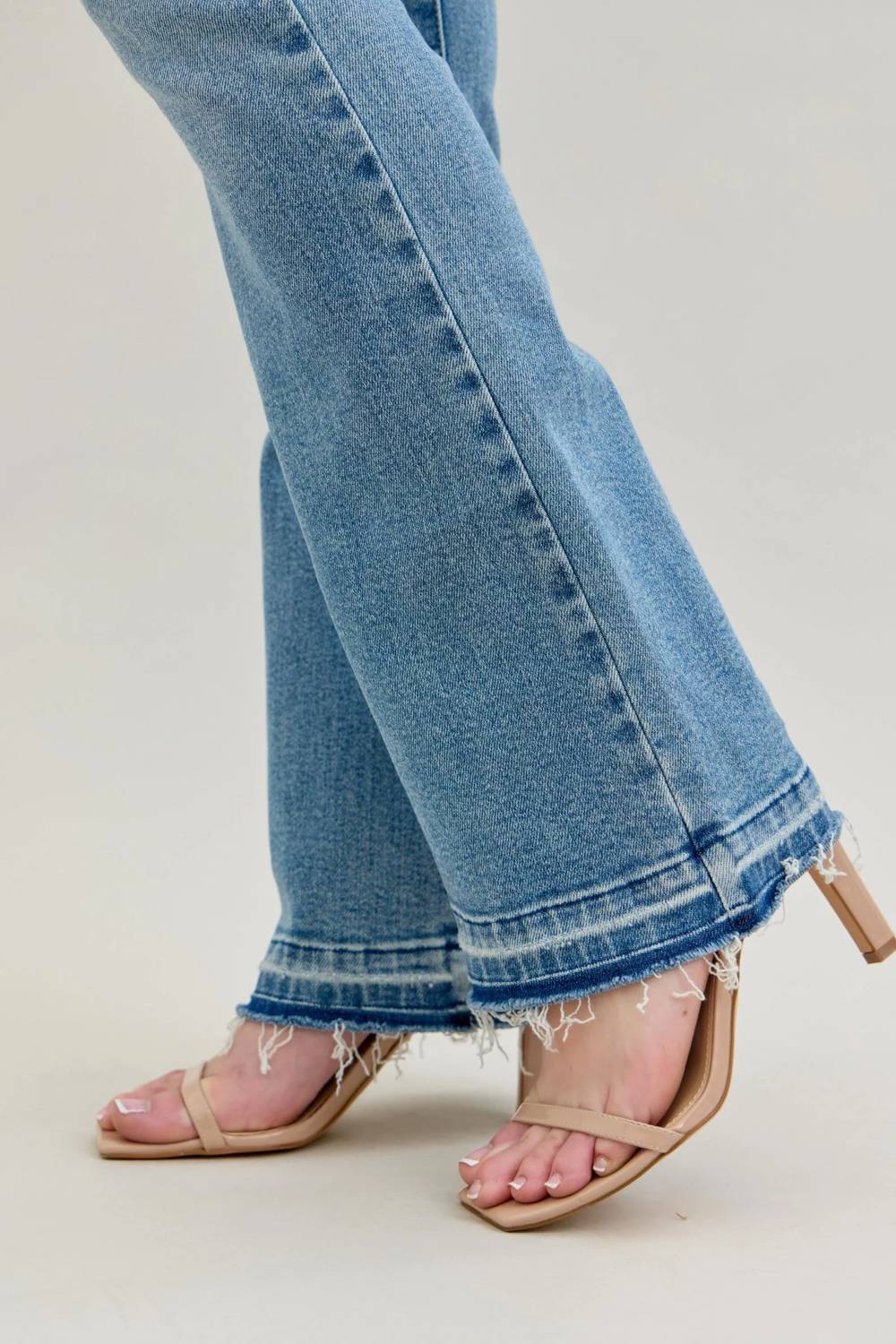 Judy Blue - Destroy And Released Hem Bootcut Jeans