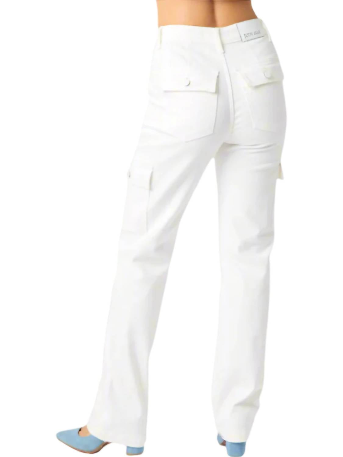 Judy Blue - High Rise Cargo Straight Leg Jeans