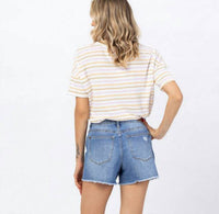 Judy Blue - High Waist Distressed Short