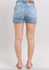 Judy Blue - High Waist Trouser Shorts