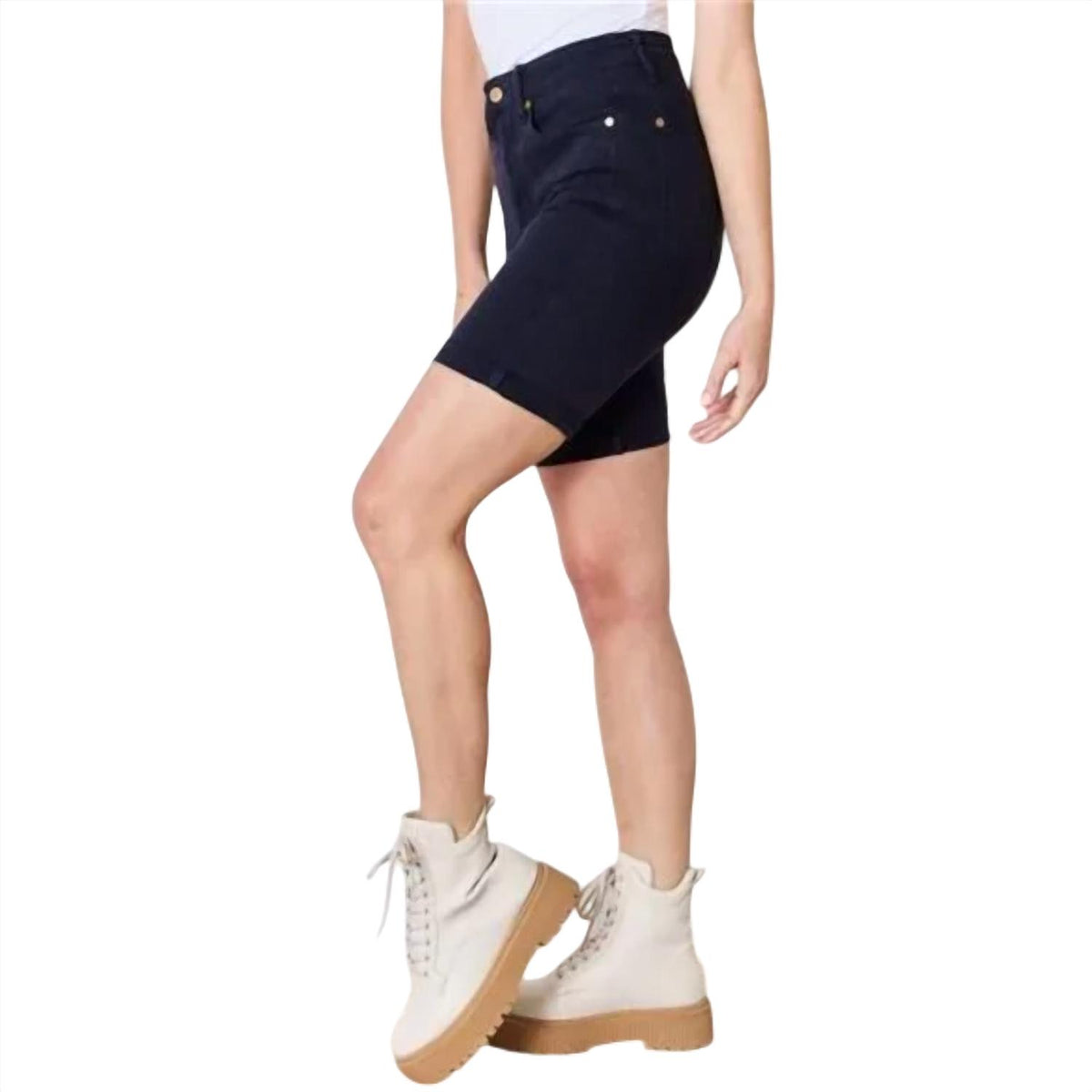 Judy Blue - High Waist Tummy Control Bermuda Shorts