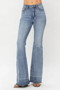 Judy Blue - High Waist Tummy Control Release Hem Flare Jeans
