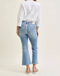 Judy Blue - Kick Flare Foiled Seams Jeans