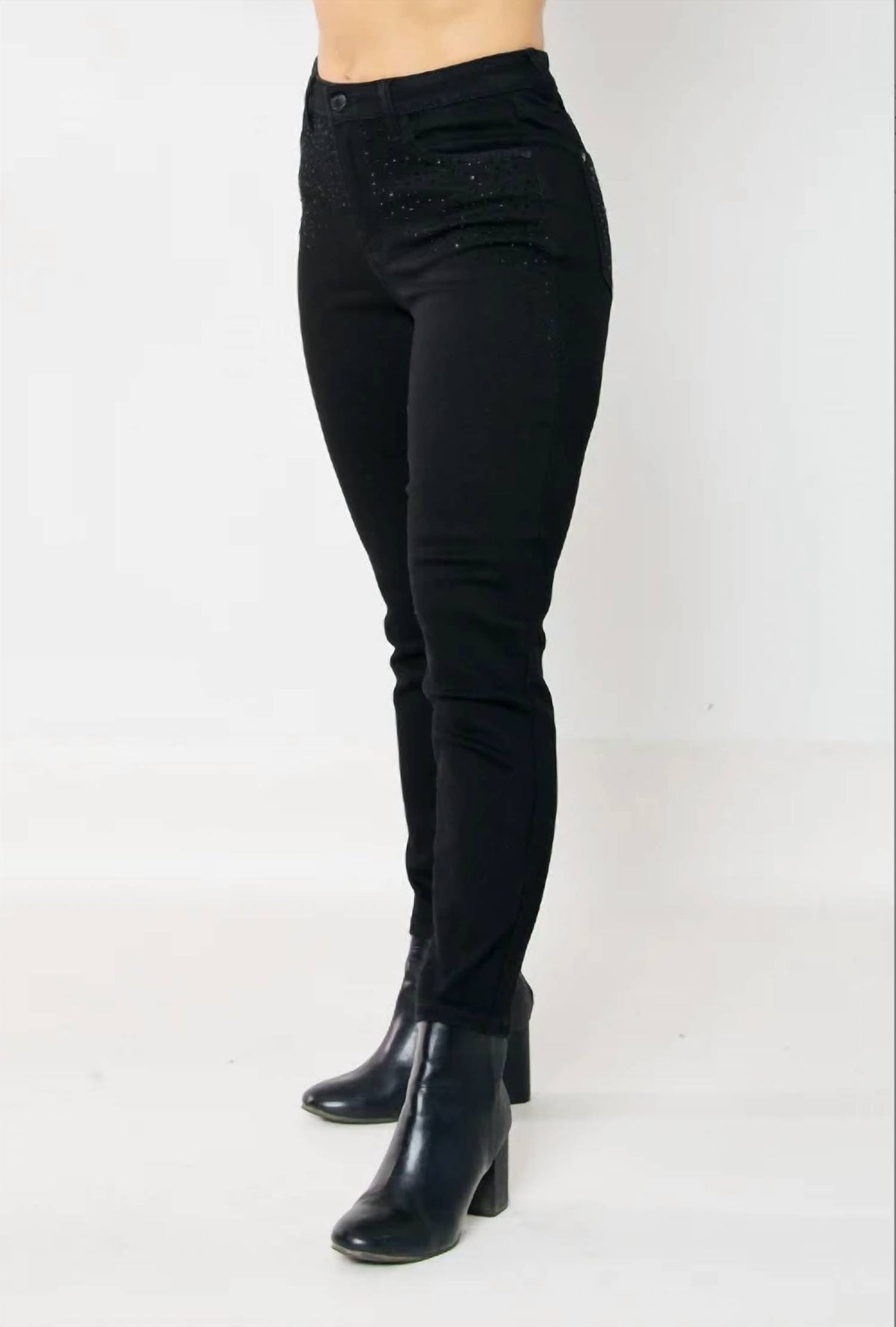 Judy Blue - Marie Embellishment Slim Jeans