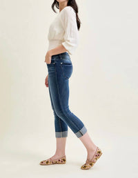 Judy Blue - Melanie Cuffed Capri Jeans