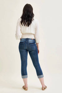 Judy Blue - Melanie Cuffed Capri Jeans