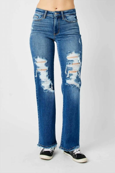 Judy Blue - Mid Rise Dad Jeans