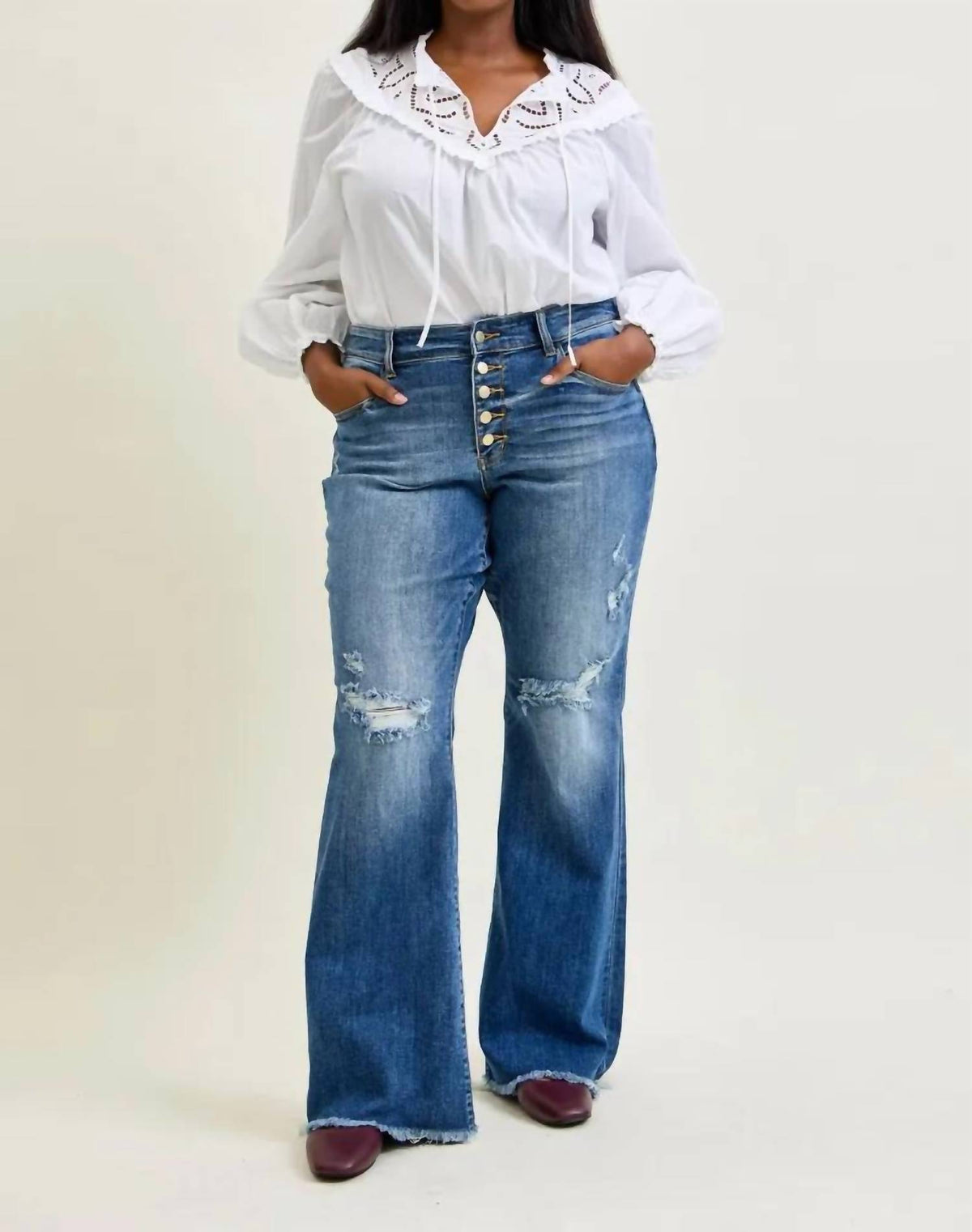 Judy Blue - Mid Rise Flare Jean