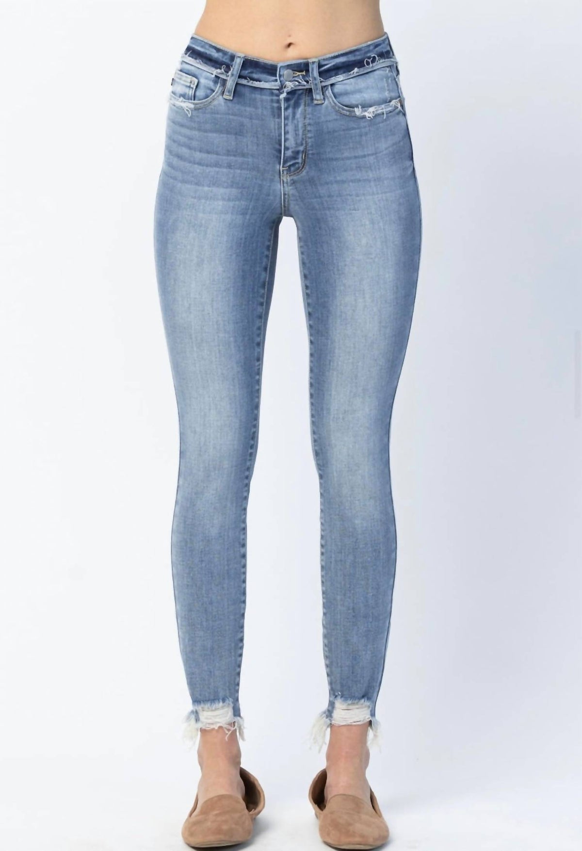 Judy Blue - Mid Rise Skinny Jeans