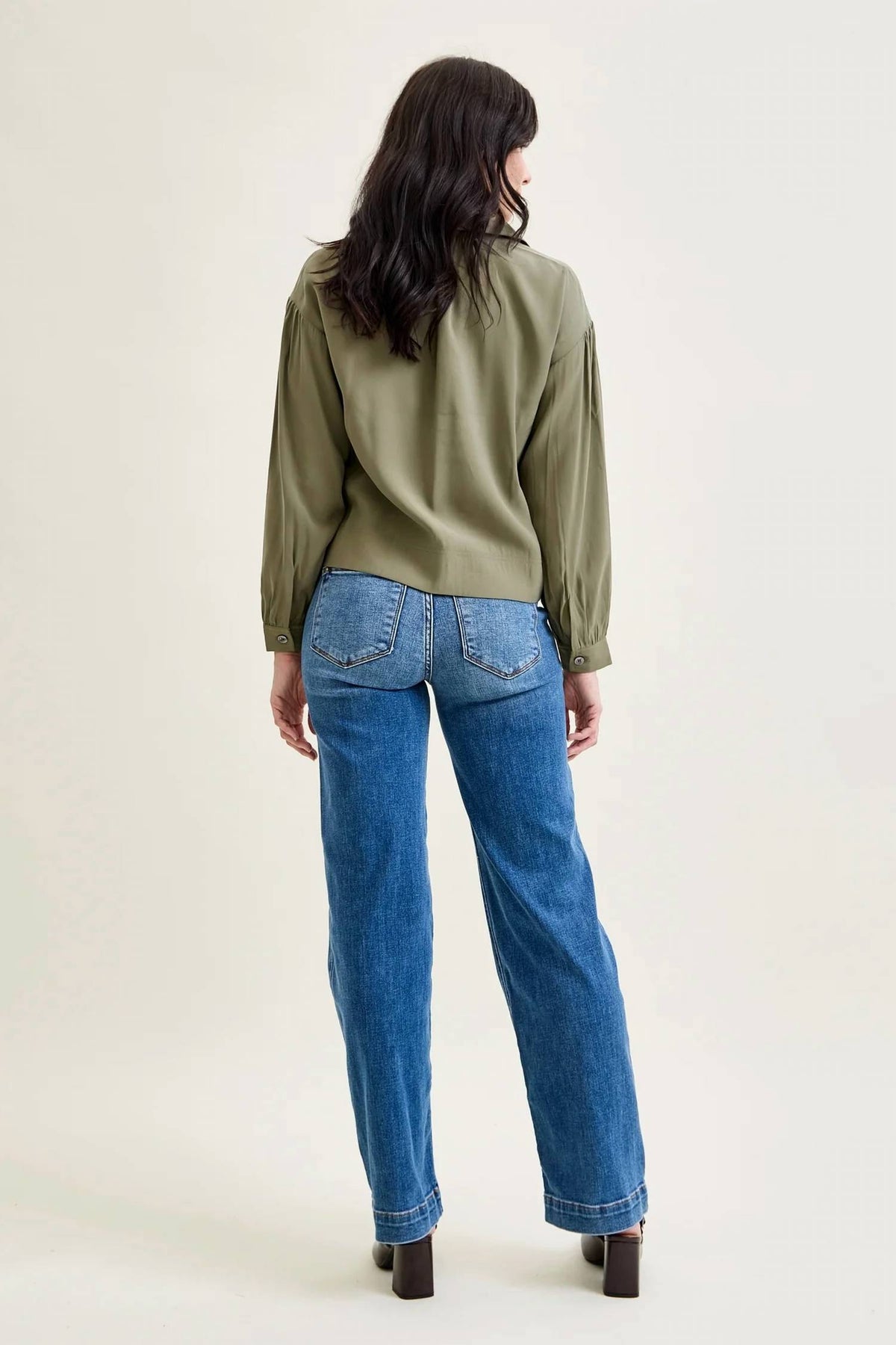 Judy Blue - Penny Wide Denim Trouser - Plus