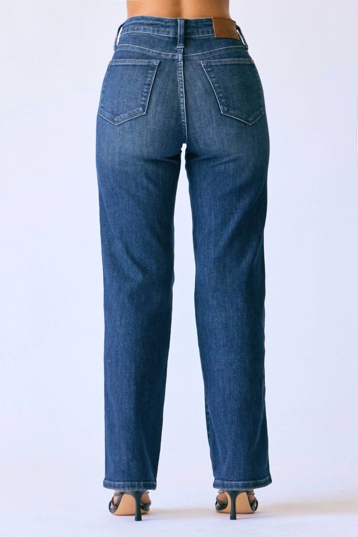 Judy Blue - Straight Tummy Control Jeans - Petite