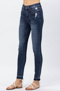 Judy Blue - Release Hem Tummy Control Skinny Jeans