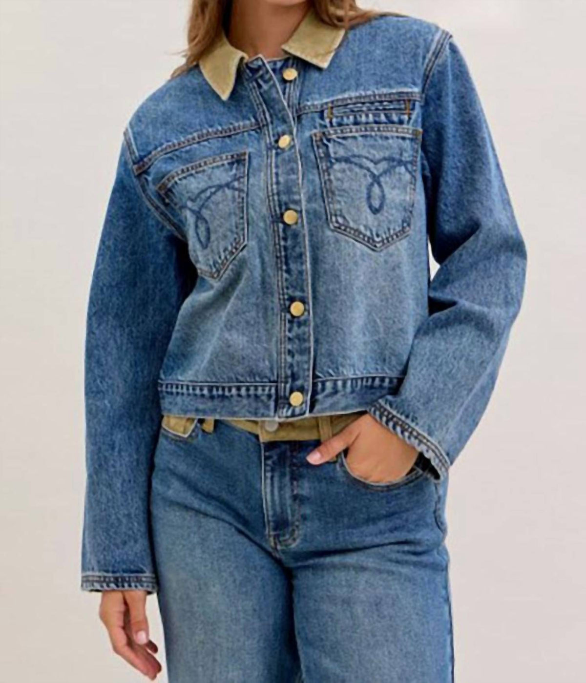 Judy Blue - Rigid Denim Barn Jacket