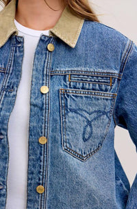 Judy Blue - Rigid Denim Barn Jacket