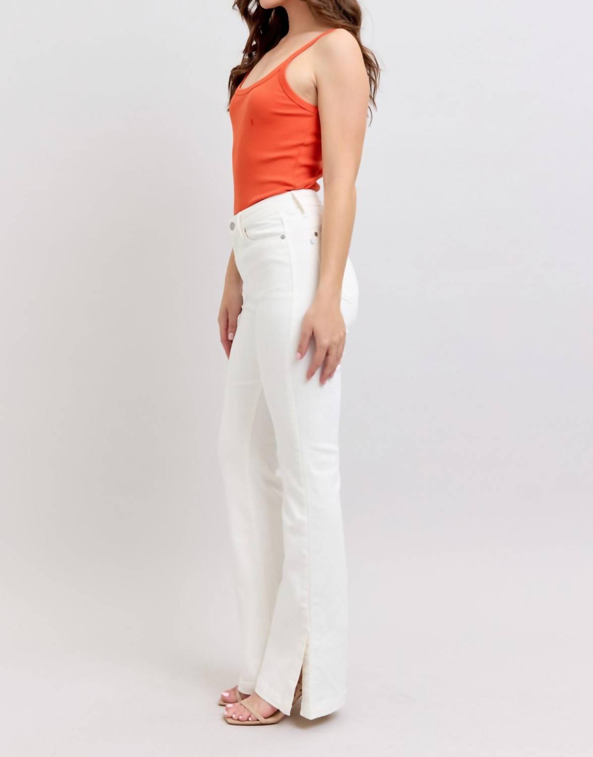 Judy Blue - Side Slit Slim Bootcut Jeans
