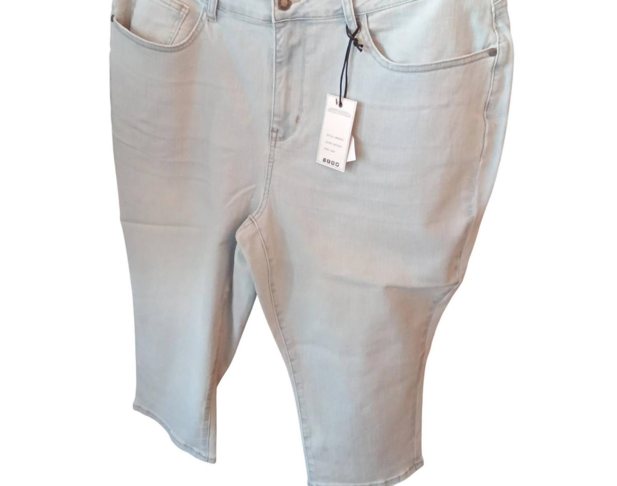Judy Blue - Women's Mid Rise Capri Pants
