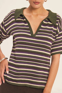 Jula - Kara Knit Polo Top