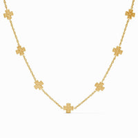 Julie Vos - Canterbury Delicate Station Necklace - gold - jewelry - necklaces