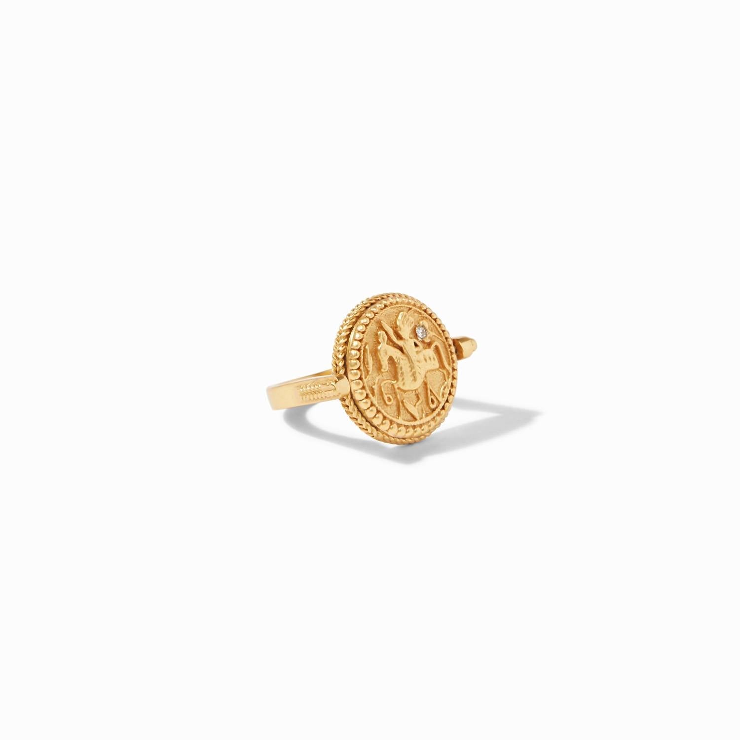 Julie Vos - Coin Revolving Ring - gold - jewelry - rings