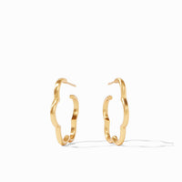 Julie Vos - Gardenia Hoop Earring - earrings - gold - jewelry