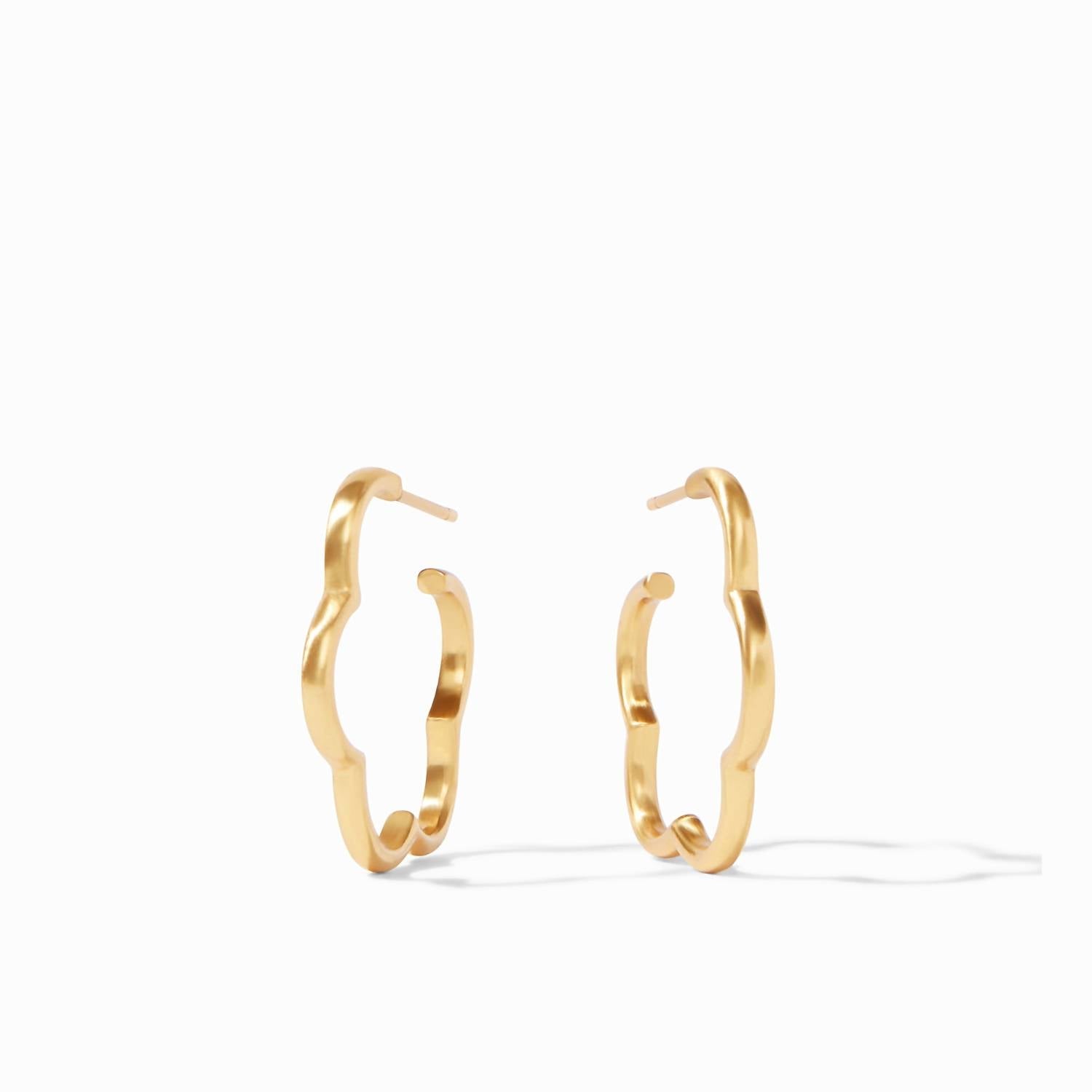 Julie Vos - Gardenia Hoop Earring - earrings - gold - jewelry