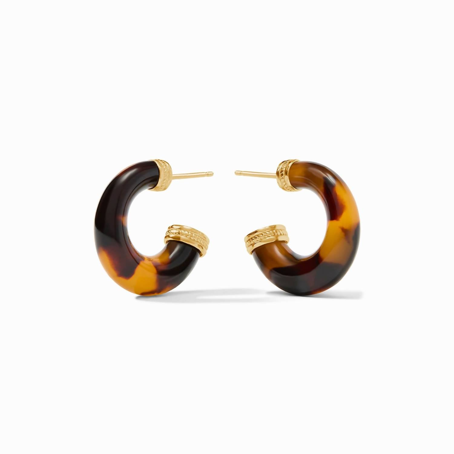 Julie Vos - Madison Statement Hoop Earrings - earrings - gold - jewelry