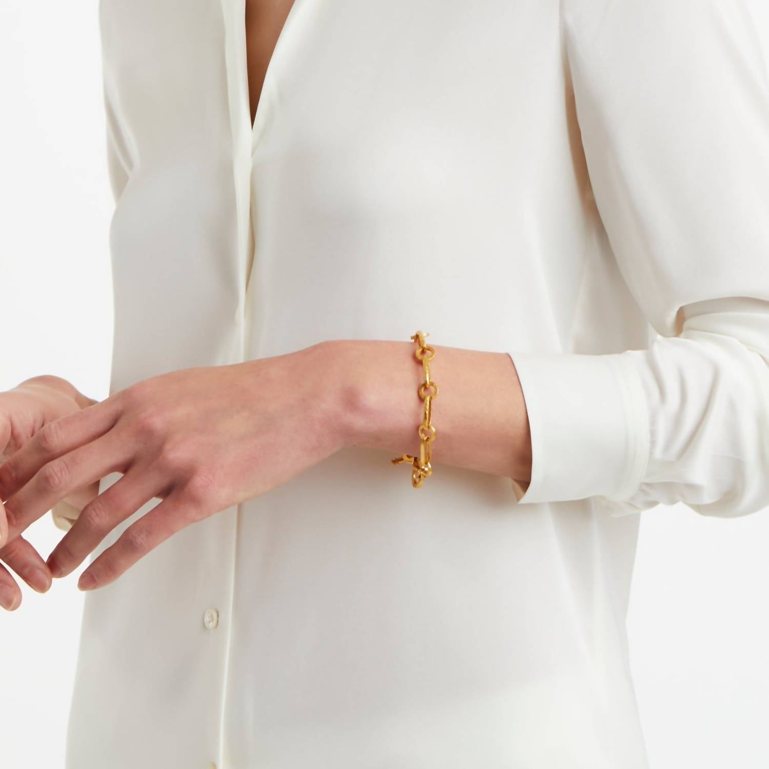 Julie Vos - Palladino Link Bracelet - bracelets - gold - jewelry
