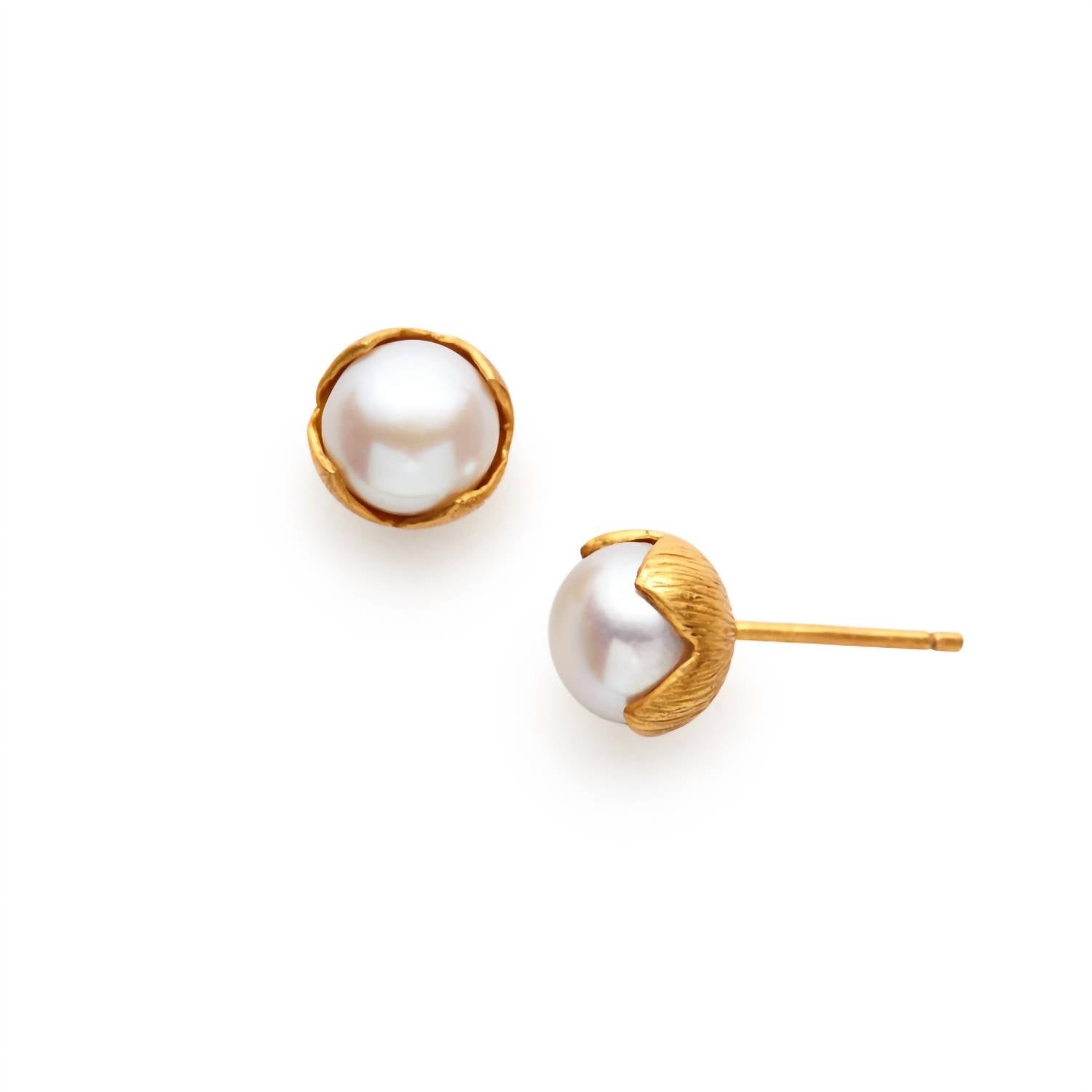 Julie Vos - Penelope Stud Earrings - earrings - gold - jewelry